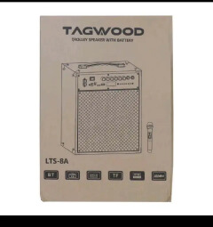 Tagwood LTS-8A Trolley Speaker Porteable Portable Speaker Subwoofer Outdoor Speaker ,Bluetooth,Free Wireless Microphone a Built in Battery Woofer Woofer
