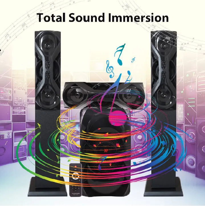 Tagwood 631T 3.1CH Woofer Subwoofer Bluetooth |USB|AUX|SD CARD Cinema Home theater System Bluetooth Hi-Fi Speaker Tall Boy Sound bar Speaker System