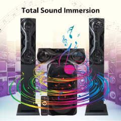Tagwood 631T 3.1CH Woofer Subwoofer Bluetooth |USB|AUX|SD CARD Cinema Home theater System Bluetooth Hi-Fi Speaker Tall Boy Sound bar Speaker System