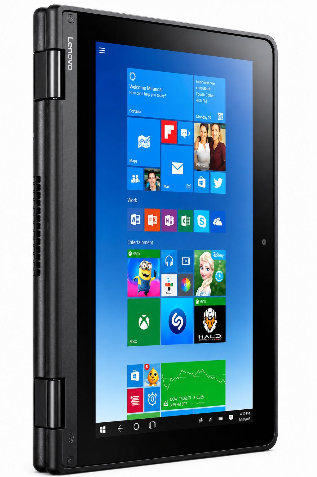 Bonus Free Bag & Mouse | Lenovo ThinkPad Yoga 11E, Touchscreen, Intel Celeron, 4 GB RAM, 128 GB SSD, 11.6" Display - Black