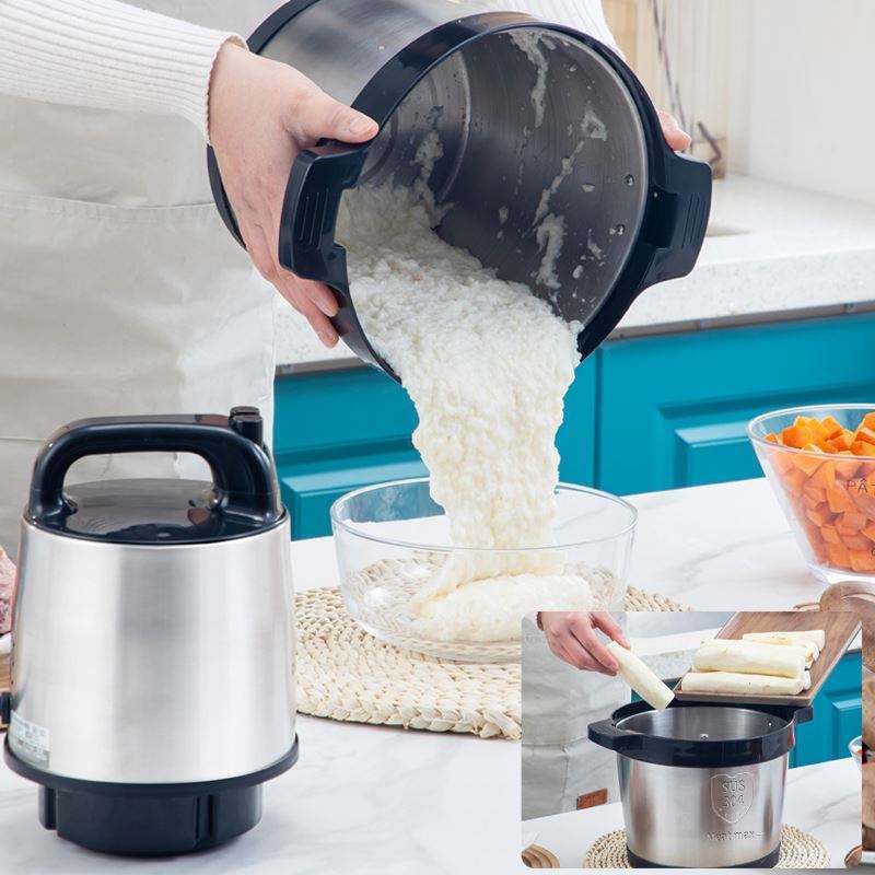 Meat Max Electric Meat Grinder Food Chopper SUS 304 Stainless Steel Heavy Duty Meat Mincer Vegetable Cutter Multifunctional Kitchen Processor with Sharp Blades Powerful Motor Easy Clean Large Capacity
