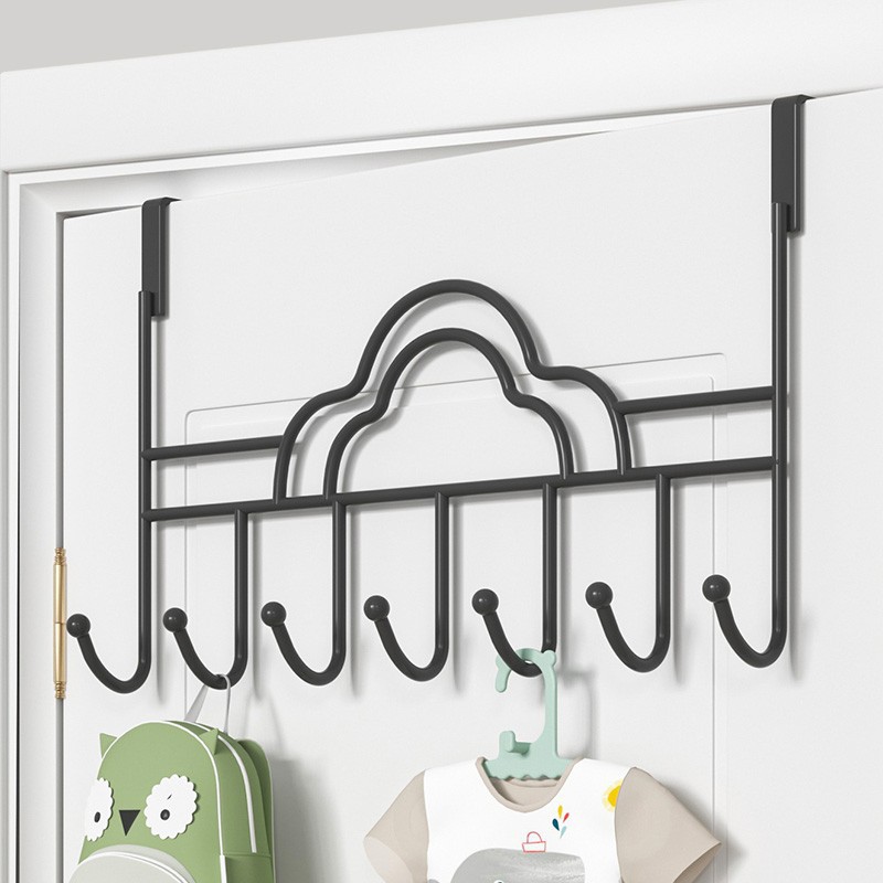 7 hook heavy duty over the door hanger/ rack