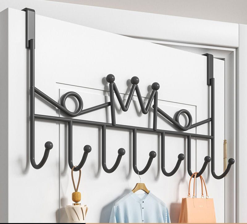 7 hook heavy duty over the door hanger/ rack