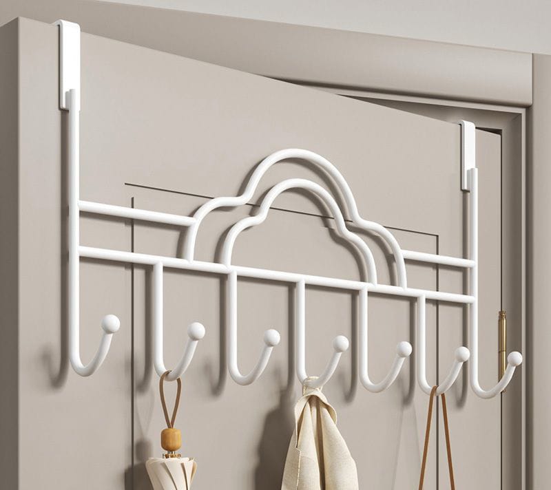 7 hook heavy duty over the door hanger/ rack