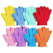 Bathing Gloves Exfoliating Bathing Cleaning Gloves Body Scrubber helps to precisely clean and gently remove dead skin cells body scrub gloves shower gloves face wash