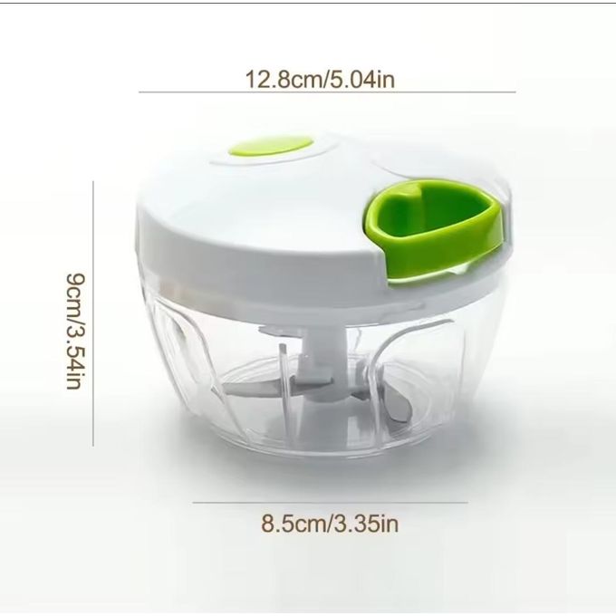 Manual mini shredder/spin cutter