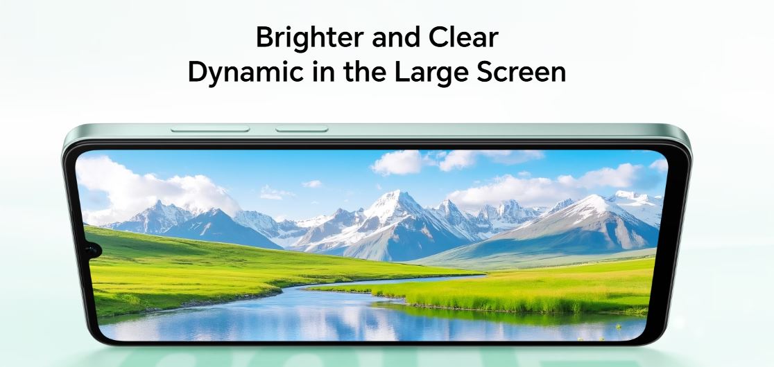 HONOR X5C 6.74" 4GB RAM + 64GB 4G, 90Hz Display, 13MP AI Camera, 5260mAh Battery, MediaTek Helio G81, Dual SIM – Midnight Black