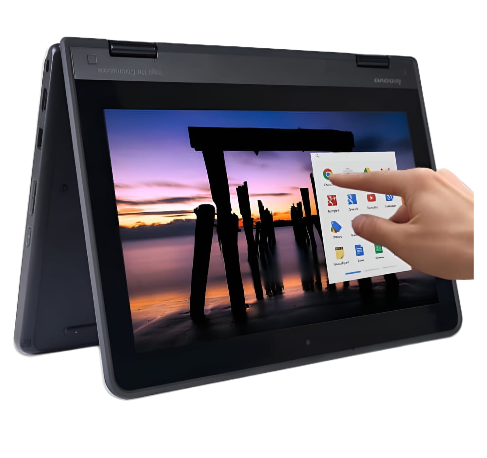 Limited Time Offer Lenovo Think pad Yoga 11e X360 Core i3 6th Gen 8GB RAM 128GB SSD Refurbished Laptop Touchscreen 11.6 Inch Screen Size Windows 10 Microsoft Office Installed Black Color