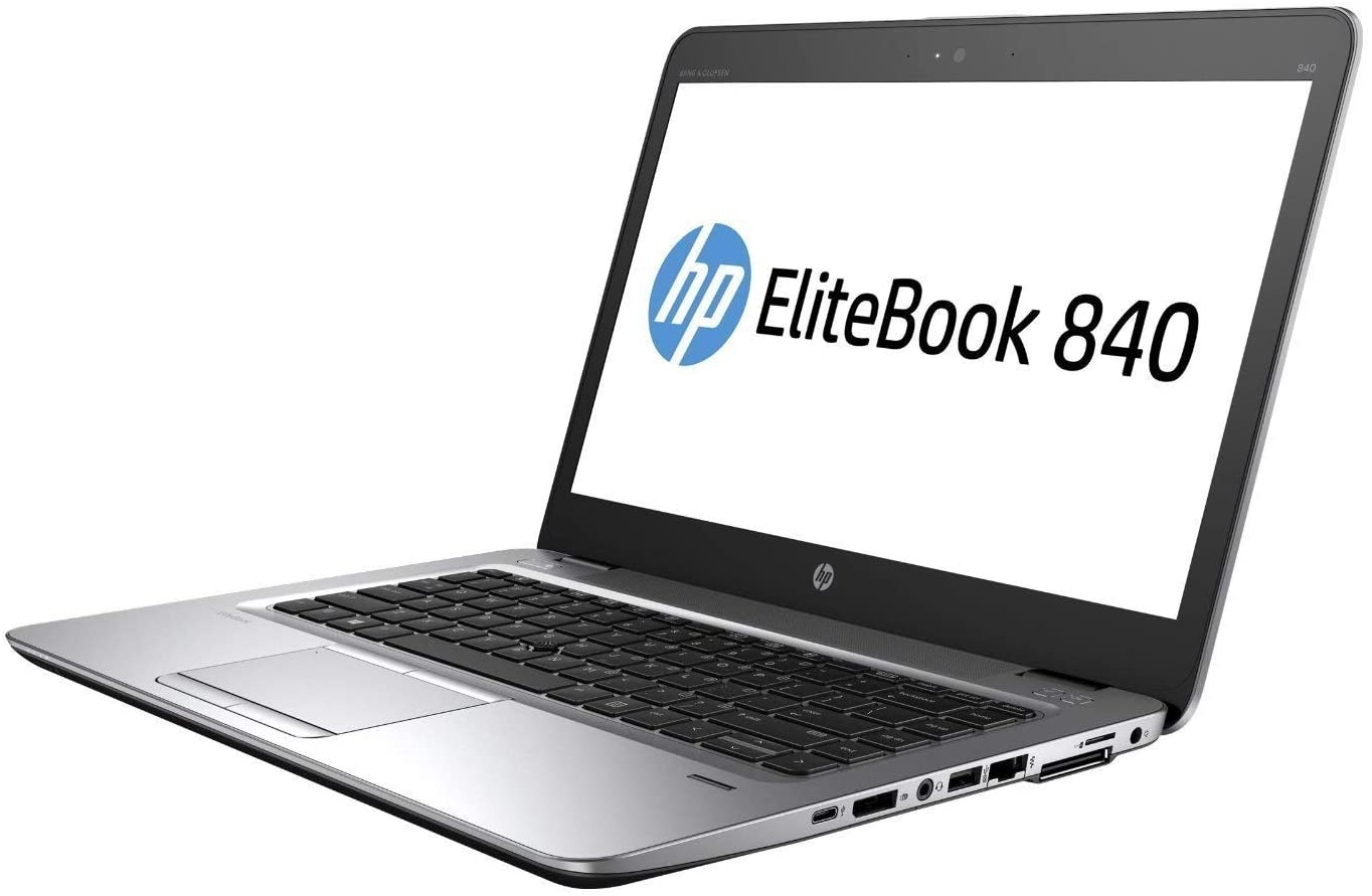 Refurbished Hp EliteBook 840 G3 Laptop 14" HD Display, Intel Core i5-6300U 2.4Ghz, 256GB SSD, 8GB DDR4 RAM,