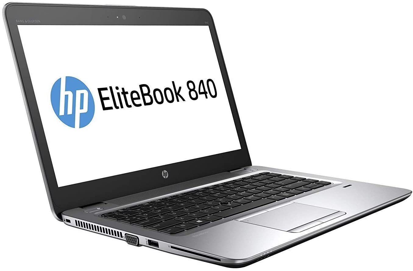 Refurbished Hp EliteBook 840 G3 Laptop 14" HD Display, Intel Core i5-6300U 2.4Ghz, 256GB SSD, 8GB DDR4 RAM,