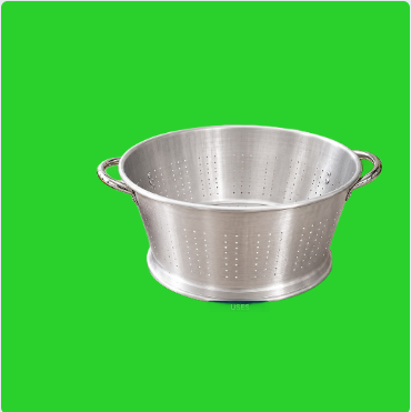 Pardini Aluminium Colander – Heavy-Duty Multipurpose Strainer for Washing Fruits, Vegetables & Draining Pasta Make food preparation quick and convenient