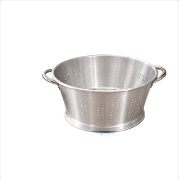 Pardini Aluminium Colander – Heavy-Duty Multipurpose Strainer for Washing Fruits, Vegetables & Draining Pasta Make food preparation quick and convenient