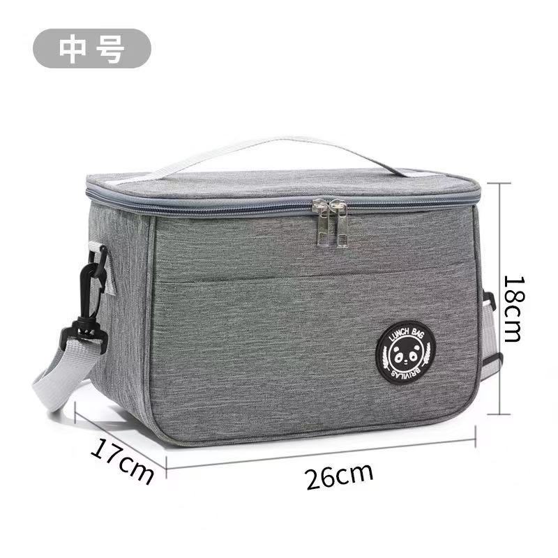 Large Capacity Insulated Lunch Bag – Spacious Portable Food Storage Bag for Meals & Snacks, Shoulder Carry Lunch Tote for School, Work, Picnics, Travel & Everyday Use