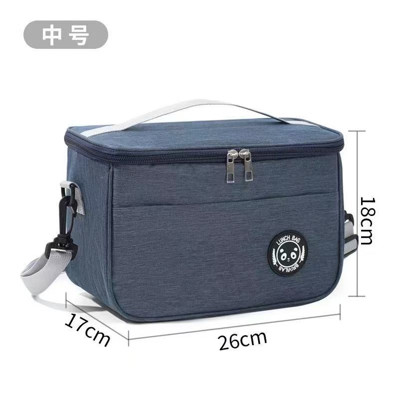 Large Capacity Insulated Lunch Bag – Spacious Portable Food Storage Bag for Meals & Snacks, Shoulder Carry Lunch Tote for School, Work, Picnics, Travel & Everyday Use