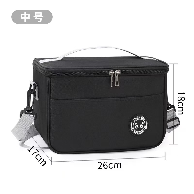 Large Capacity Insulated Lunch Bag – Spacious Portable Food Storage Bag for Meals & Snacks, Shoulder Carry Lunch Tote for School, Work, Picnics, Travel & Everyday Use