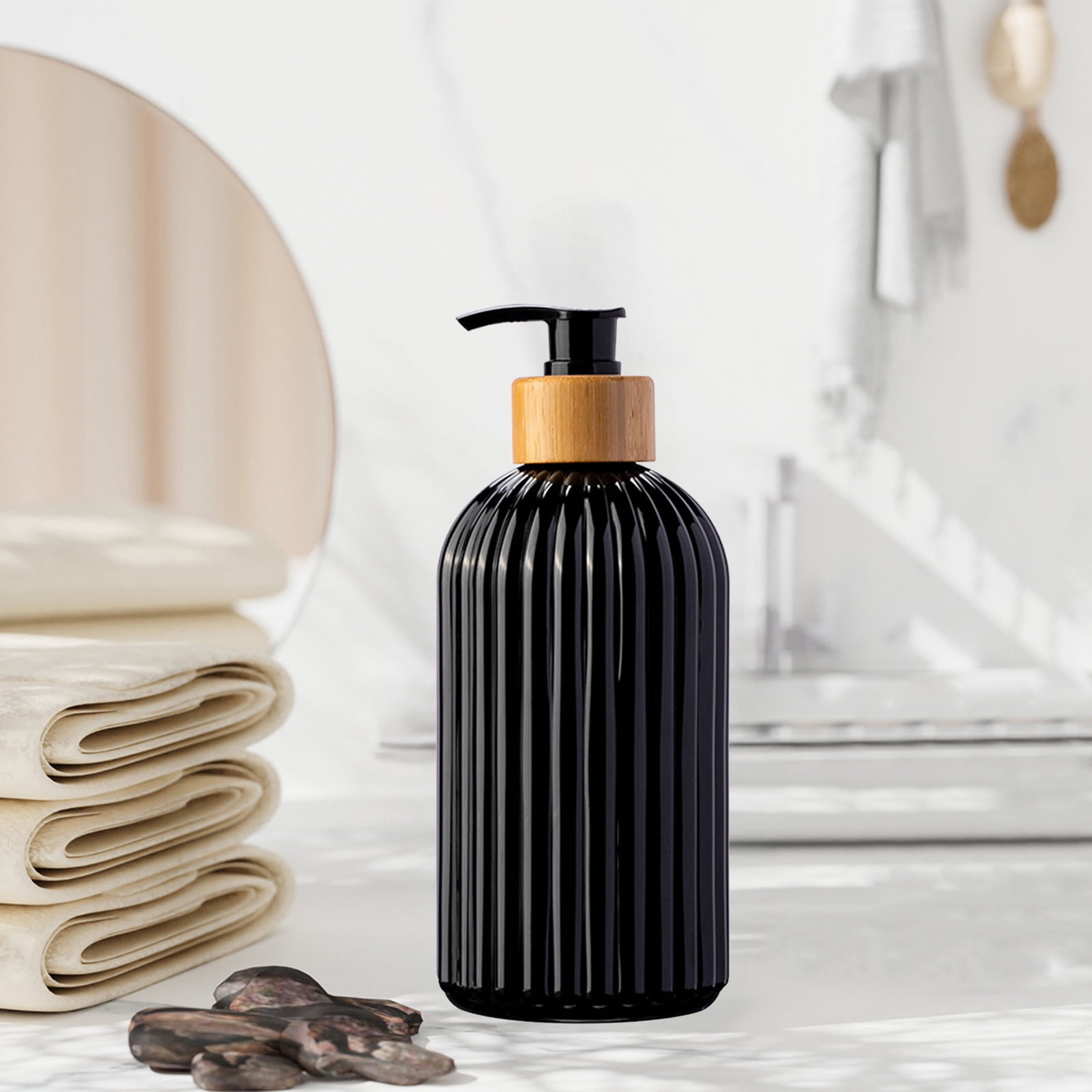 Non-Breakable 500ML Soap Dispenser – Durable PET Plastic Liquid Soap Bottle for Bathroom, Kitchen, Shower, Hand Wash & Convenient Everyday Soap Dispensing