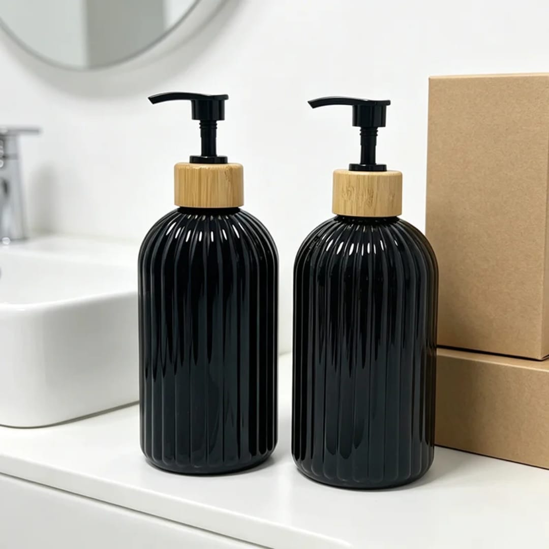 Non-Breakable 500ML Soap Dispenser – Durable PET Plastic Liquid Soap Bottle for Bathroom, Kitchen, Shower, Hand Wash & Convenient Everyday Soap Dispensing