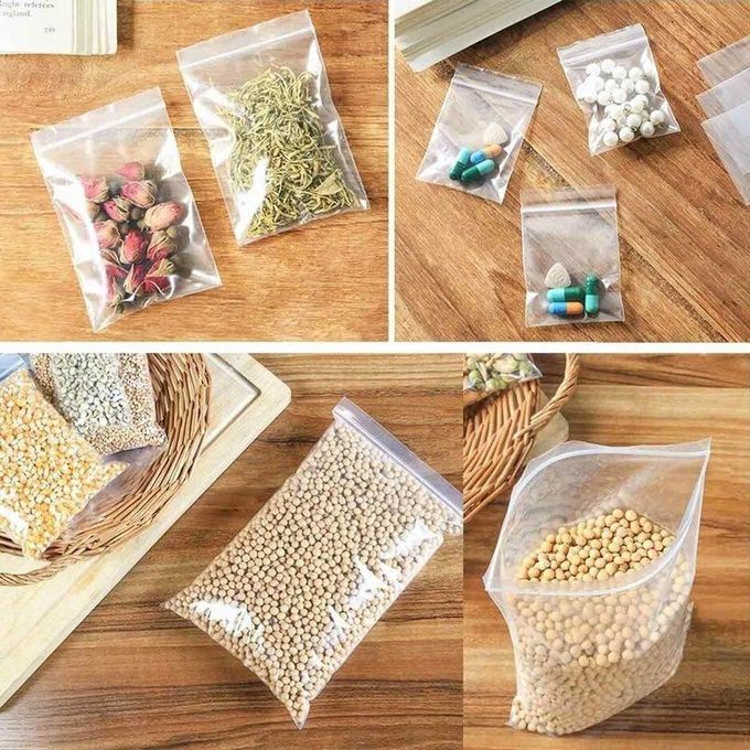 1KG -Heavy Gauge Reusable Ziplock Fridge Storage Bags - 1KG Size 17*25cm