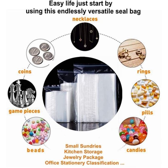 1KG -Heavy Gauge Reusable Ziplock Fridge Storage Bags - 1KG Size 17*25cm