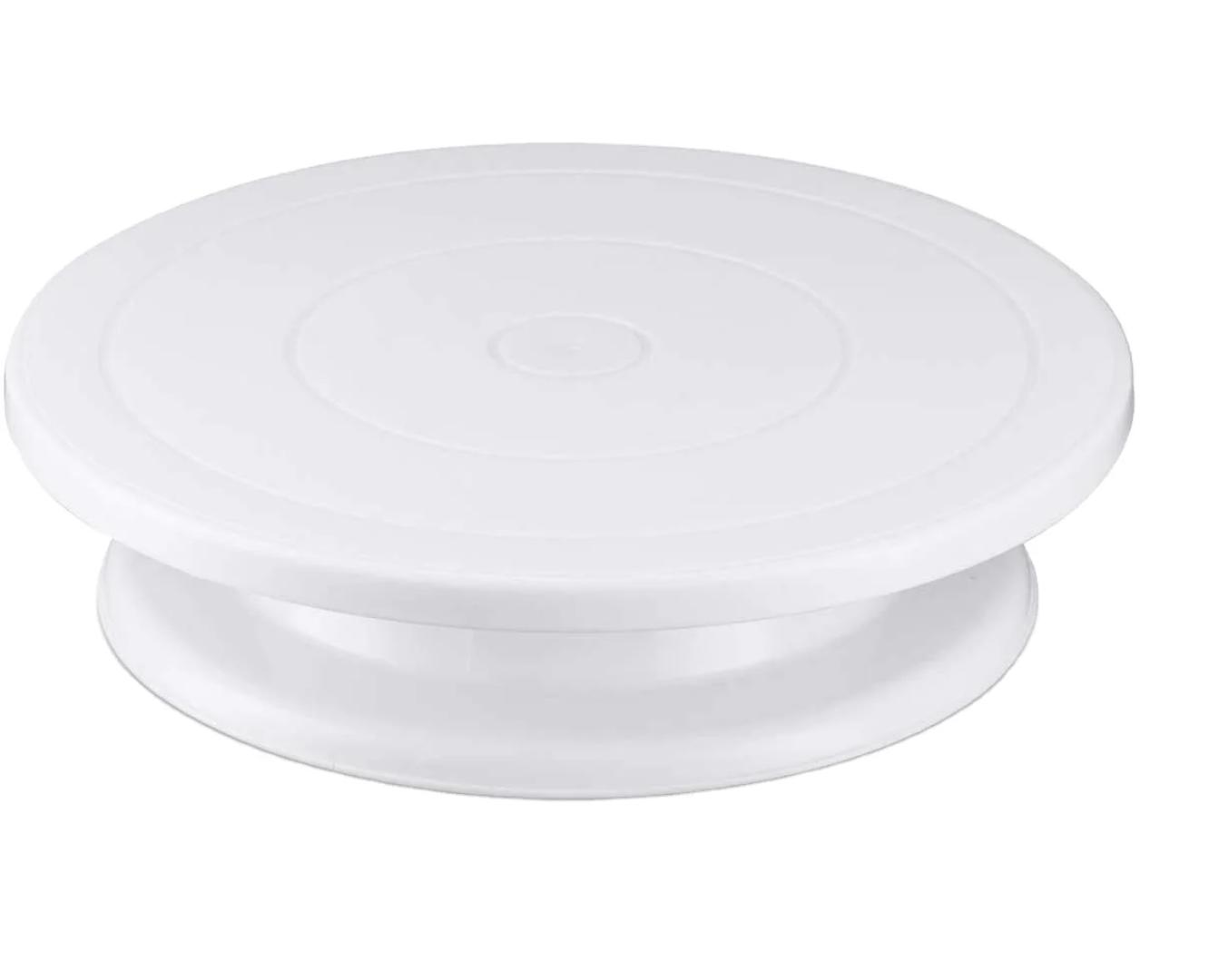 360° Rotating Cake Turntable Stand – Non-Slip Revolving Cake Decorating Platform for Icing, Frosting, Piping & Cake Smoothing