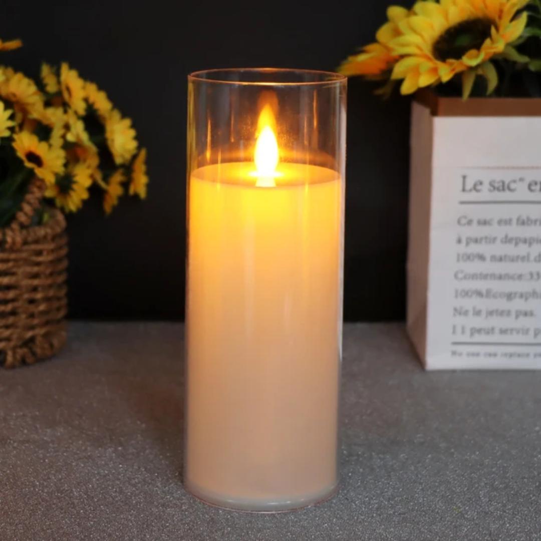 3-in-1 Flameless LED Candle Set – Realistic Flickering Warm Light Decorative Candles. Create a warm and cozy romantic environment with this 3 in 1 led flameless candle set.