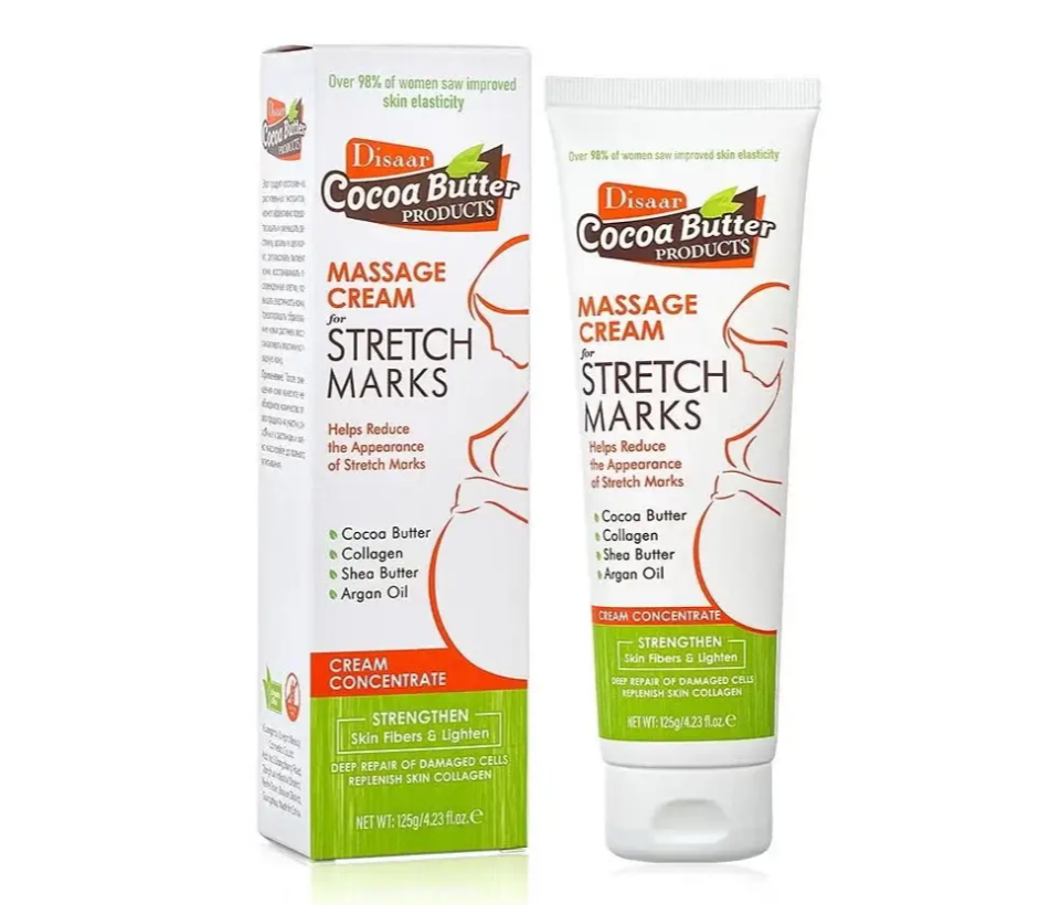 Stretch Mark & scar  Cream - Disaar Cocoa Butter Massage Cream stretch marks and scars for the tummy, hips, thighs, bust, and arms.