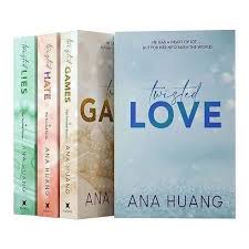 Twisted Series by Ana Huang, featuring Twisted Love, Twisted Games, Twisted Hate, and Twisted Lies.