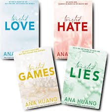 Twisted Series by Ana Huang, featuring Twisted Love, Twisted Games, Twisted Hate, and Twisted Lies.