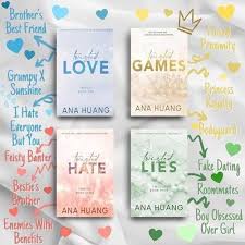 Twisted Series by Ana Huang, featuring Twisted Love, Twisted Games, Twisted Hate, and Twisted Lies.