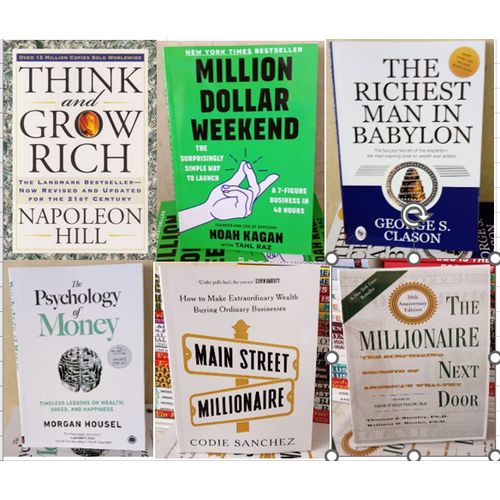 The Millionaire Mindset Collection: Books to Master Wealth, Strategy & Financial Freedom” (A Set Of 6 Books)
