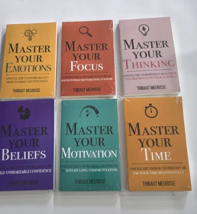 Modern Management English Book Guide Master Your Emotions,Motivation,Beliefs,Focus,Time,Thinking