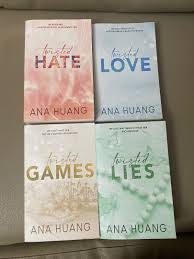 Twisted Series by Ana Huang, featuring Twisted Love, Twisted Games, Twisted Hate, and Twisted Lies.
