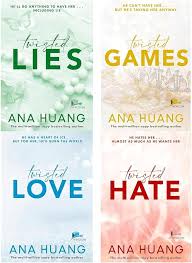 Twisted Series by Ana Huang, featuring Twisted Love, Twisted Games, Twisted Hate, and Twisted Lies.