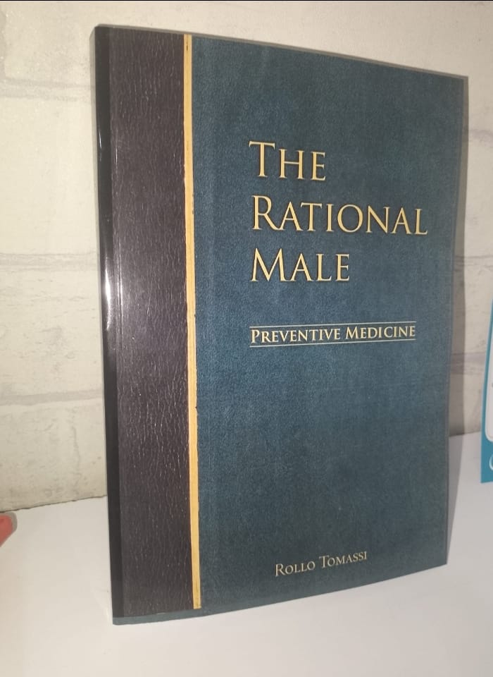 The Rational Male Book by Rollo Tomassi Brown Cover Psychology Relationships Masculinity Dating Human Behaviour Social Dynamics Personal Development Lifestyle Communication Attraction Men Women Modern