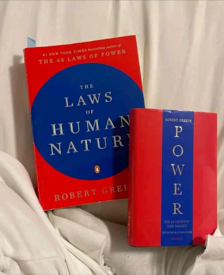 The Laws of Human Nature The 48 Laws of Power 2 Books Set by Robert Greene Psychology Human Behaviour Strategy Influence Personal Development Leadership Success Mindset Reading Collection