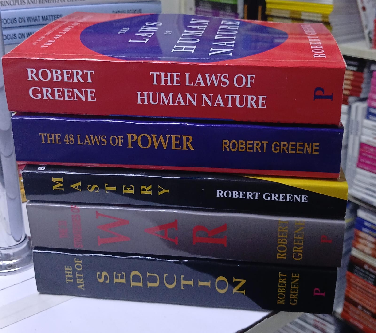 Robert Greene Books Collection The Laws of Human Nature 48 Laws of Power Mastery 33 Strategies of War Art of Seduction Personal Development Psychology Strategy Leadership Influence Self Improvement