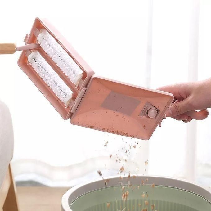 Mini Carpet Brush Vacuum Cleaning Brush Multipurpose Cleaning Brush with 2 Rollers sweeps up dust, dirt and crumbs from surfaces. tough nylon bristles sweeps up and collects dust