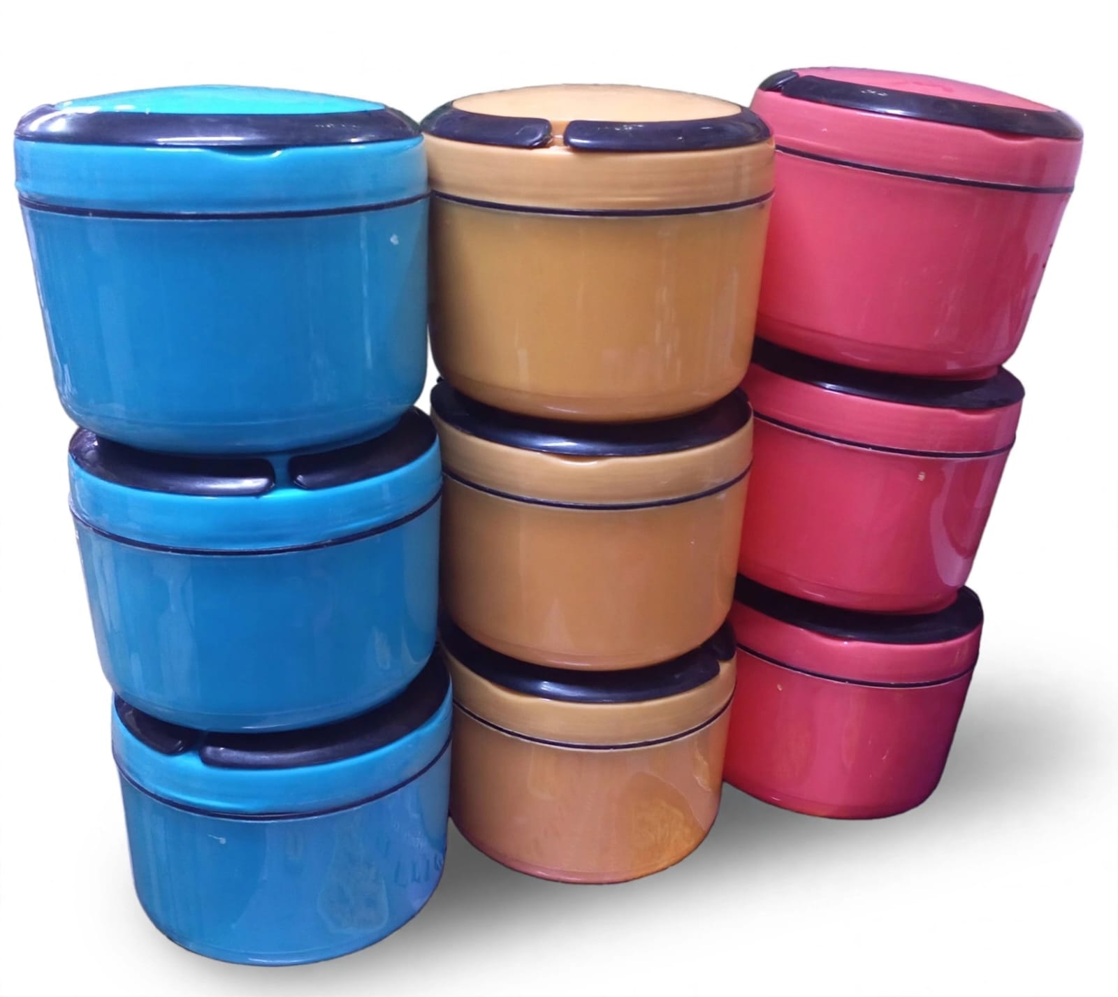 Unbreakable insulated food flask hot pot thermal lunch box container, keeps food warm, school and office lunch box