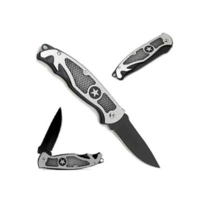 Heavy duty multipurpose camping folding outdoor pocket stainless steel blade with safety lock with and a belt holster pocket knife