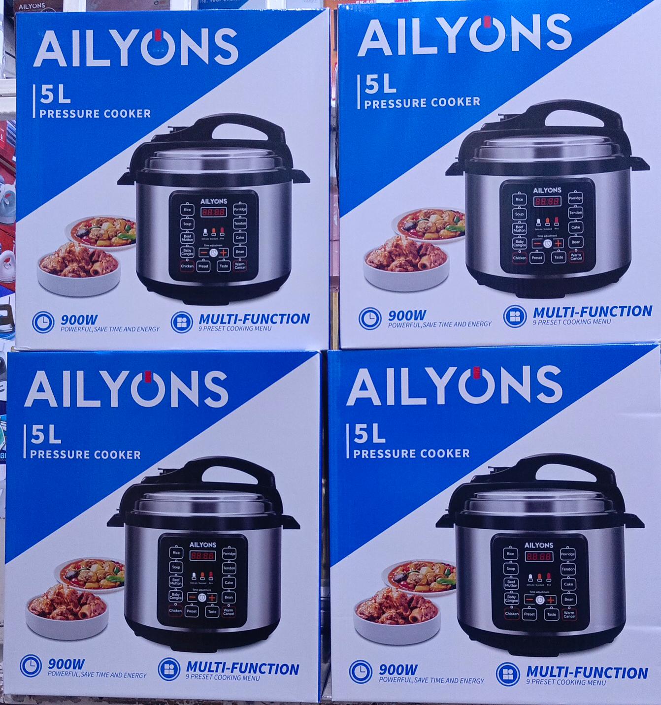 AILYONS 6L Electric Pressure Cooker