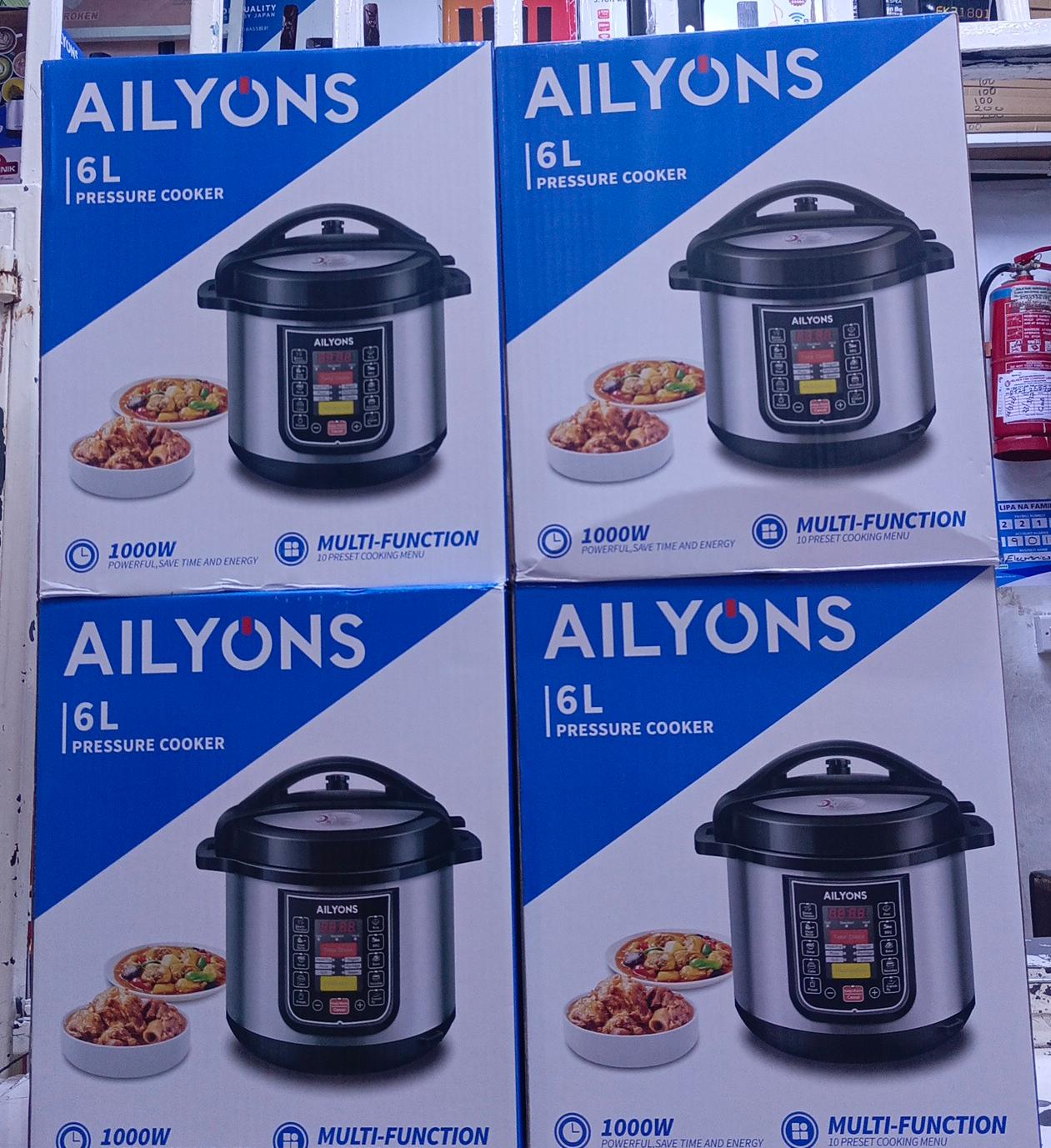 AILYONS 6L Electric Pressure Cooker