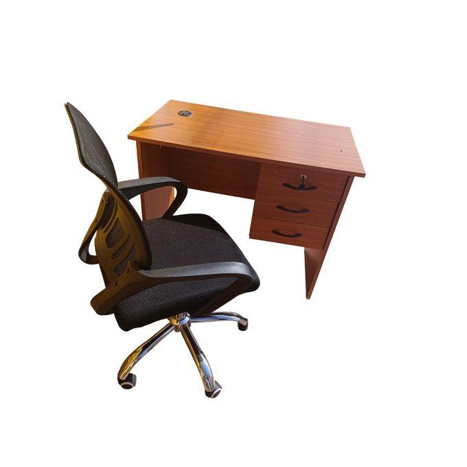 Brown office chair and chair set