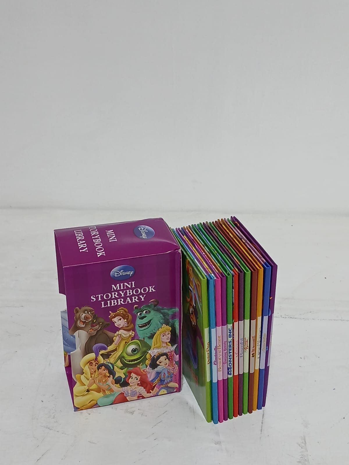 12pcs Disney Mini storybook library set-hard cover kids story books Mickey frozen princess collection