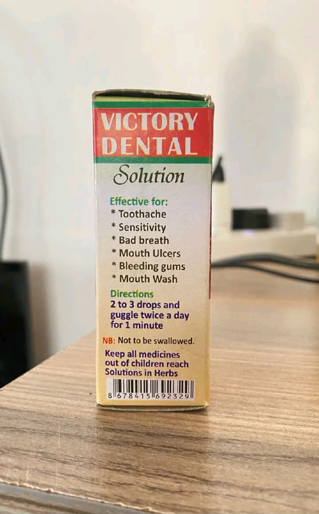 Tooth Ache Drops