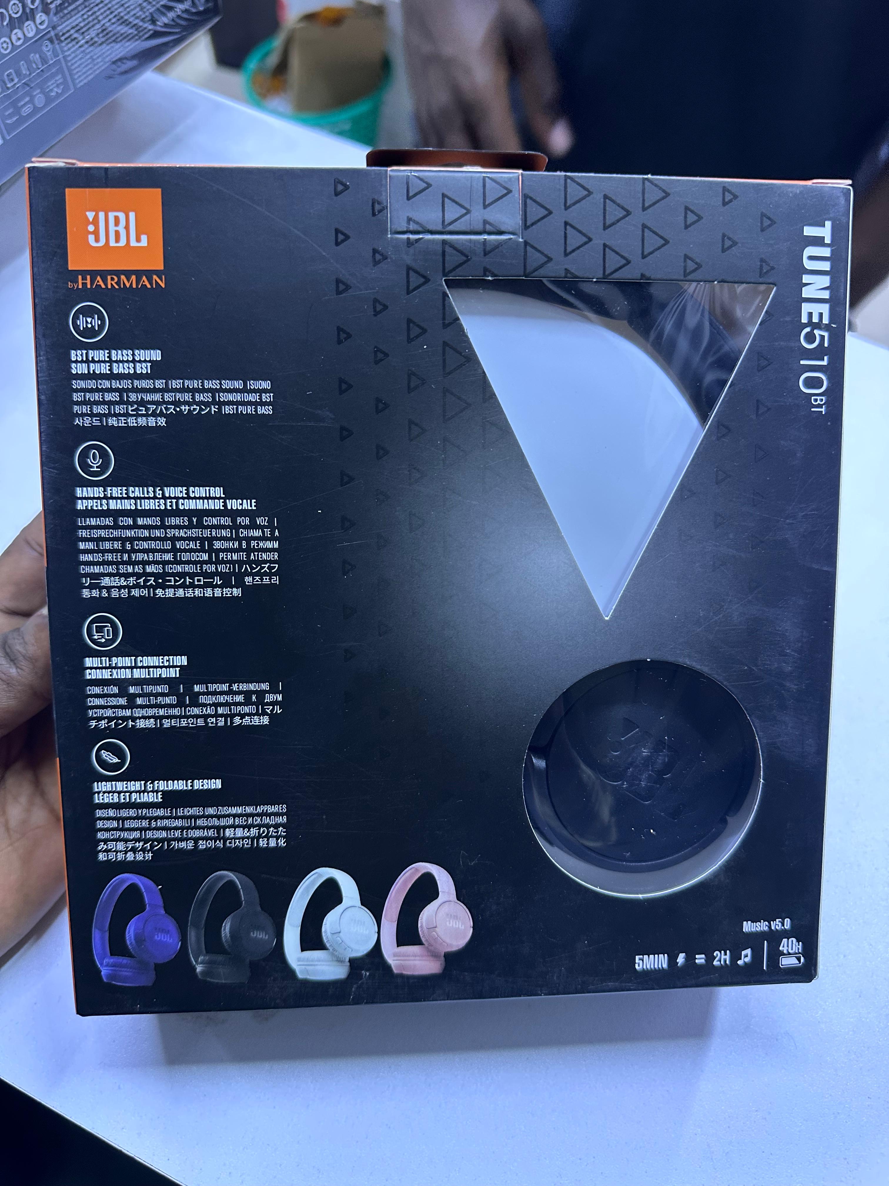 JBL TUNE 510BT Wireless Bluetooth Headphones