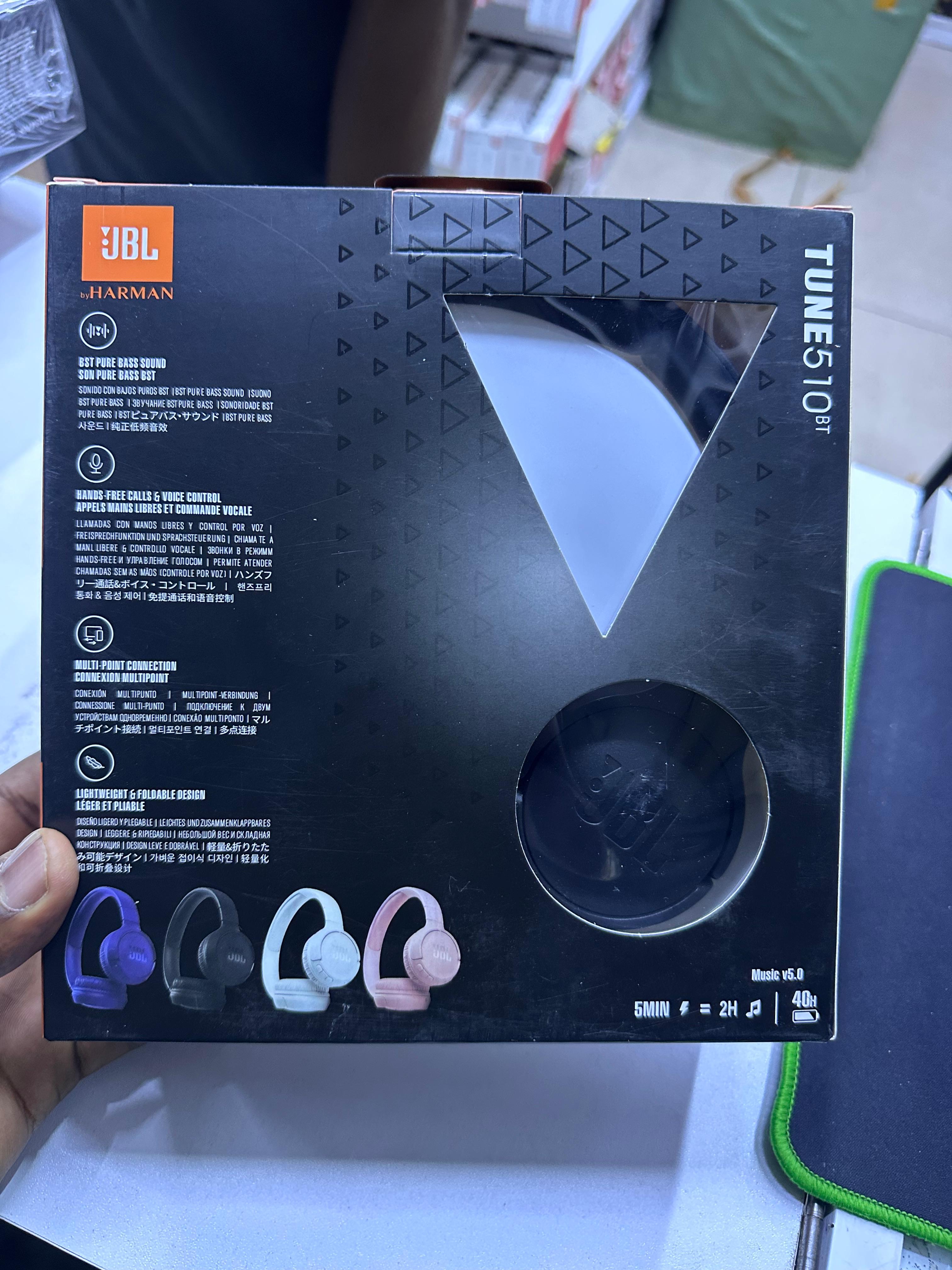 JBL TUNE 510BT Wireless Bluetooth Headphones