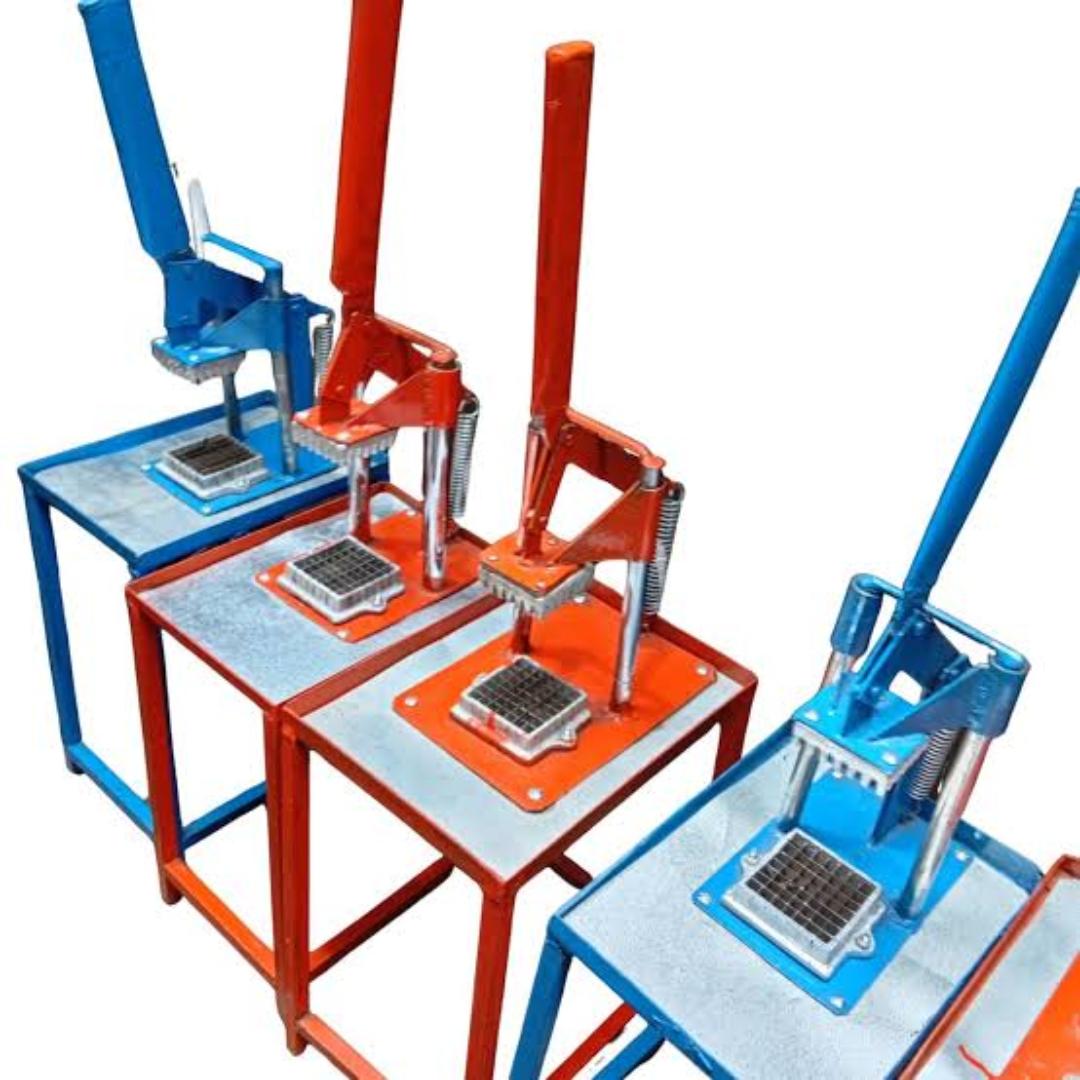 Commercial Potato Chips Cutter Heavy Duty French Fry Slicer Machine Stainless Steel Blade Vegetable Dicer Machine