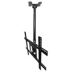 Ceiling TV Mount, 360 Degree Swivel TV Wall Mount Support 175 lbs, Fits 22 to 70 " LED, LCD Screen with TV Mount Shelf & Height Adjustable Pole