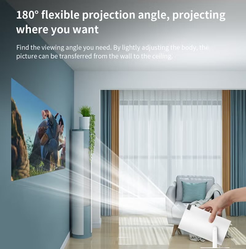 HY300 Android 5G Wifi Smart Portable Projector 1280 720P Full HD Office Home Theater Video Mini Projector Optical specifications