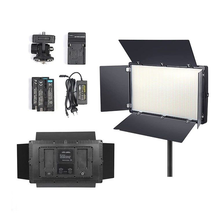 LED 800 50W Flat Panel Square Fill Light | Professional LED Photography Studio Light for TikTok, Vlogging, Video Shooting & Live Streaming
